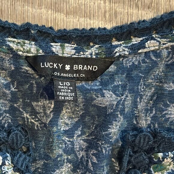 LUCKY BRAND sleeveless‎ top size large - Picture 3 of 7